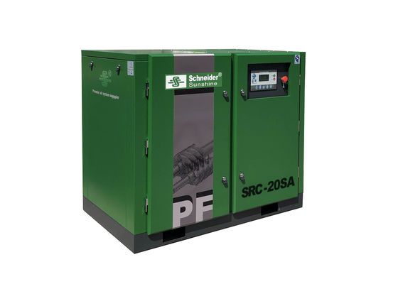 China 15KW Two Stage Screw Air Compressor , Rotary Screw Air Compressor Green supplier