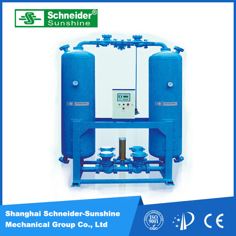 Energy Saving Adsorption Compressed Air Dryer , Heatless Regenerative
