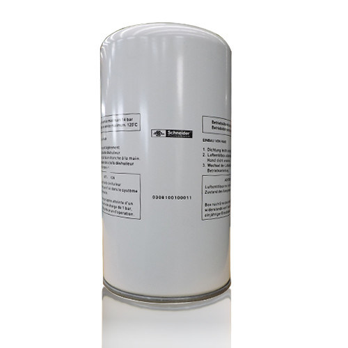 Portable Screw Air Compressor Parts Oil And Gas Separator 10μm 15μm