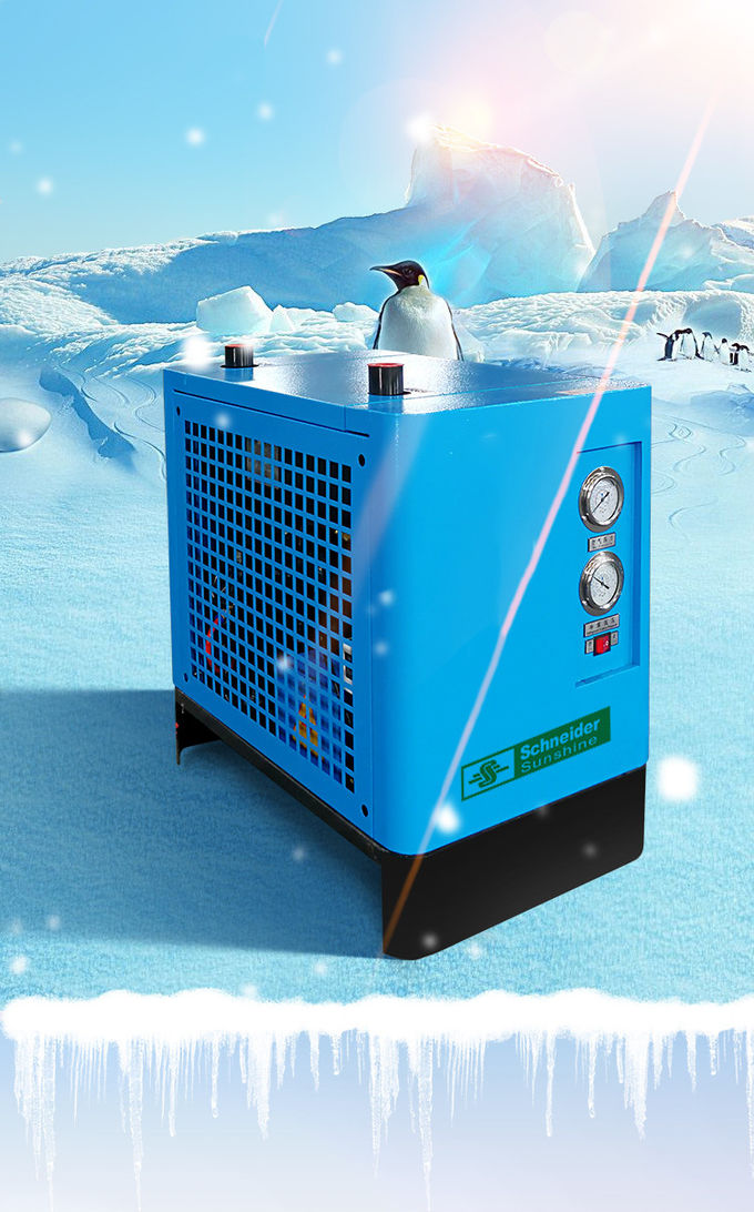 Power Saving High Temperature Refrigerated Air Dryer For Screw Air Compressors