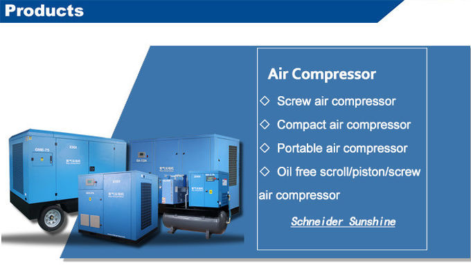 Smooth Operation Oil Free Screw Compressor 30KW Low Energy Consumption