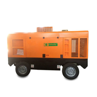 China Mining Diesel Engine Driven Portable Air Compressor 4300mm * 2000mm * 2800mm supplier