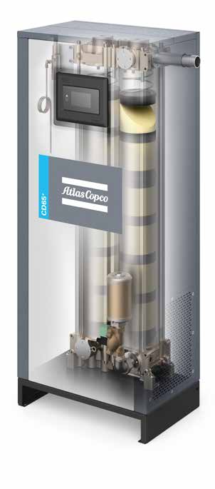 Desiccant Atlas Copco Air Dryer CD20+-335+ -70°C Aluminum Alloy Material 0