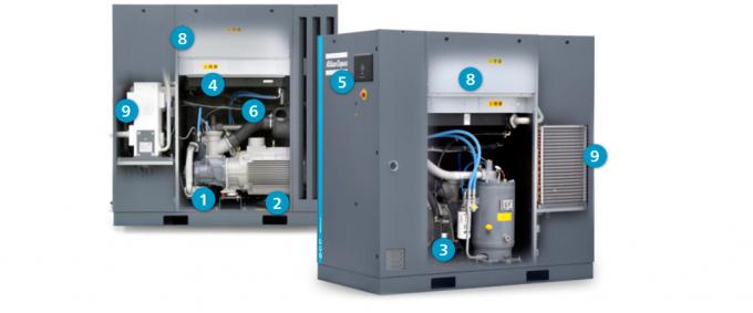 Atlas Copco Ga90 Öl-spritzte Drehreihen 5 schrauben-Luftkompressor-Atlas Copco GA ein